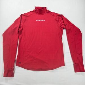 Vintage Y2K Nike Dri-Fit Red Stretch Long Sleeve Running Shirt Men's Size Medium